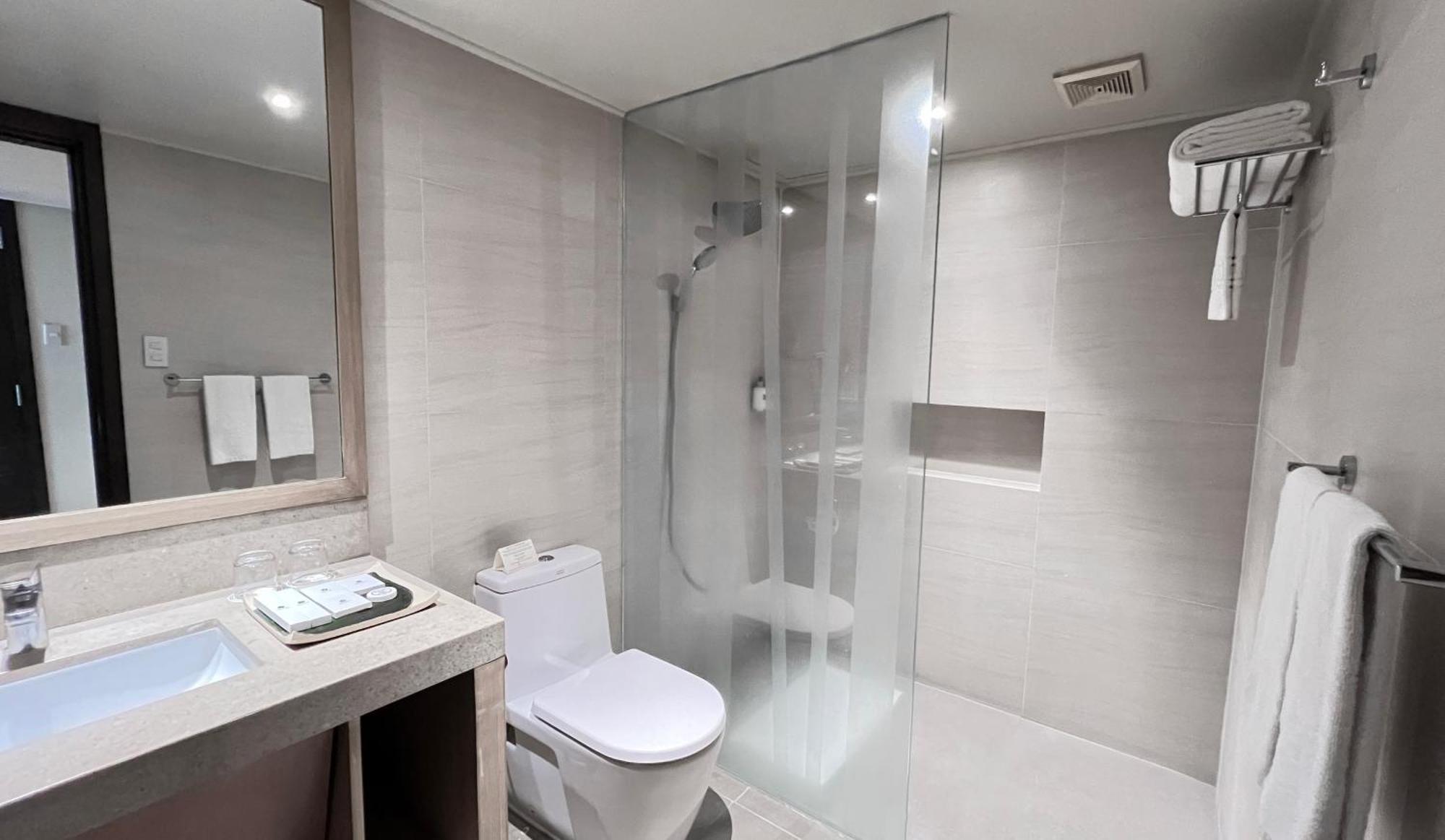 Taal Vista Hotel Tagaytay City Exterior foto A shower cubicle